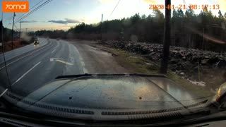 Lucky Driver Barely Misses Multiple Incidents