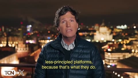 Tucker Carlson in Moscow announcement