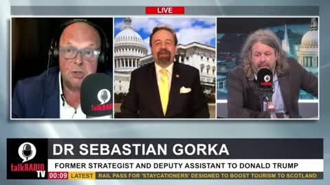 The UK thinks Biden is a joke. Sebastian Gorka with Whale & Ash on talkRadio