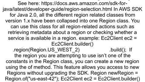 How to set base url in Java AWS SDK