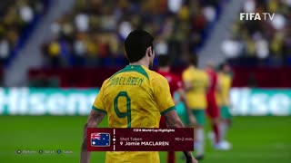 eFootball PES 2021 l Australia did it Group D game FIFA World Cup Quatar 2022 Australia v Denmark