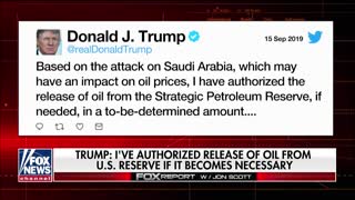 Fox News report on Saudi oil attack