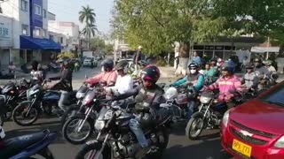 Protesta de mototaxistas