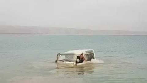 Have you ever seen a car moving in water?