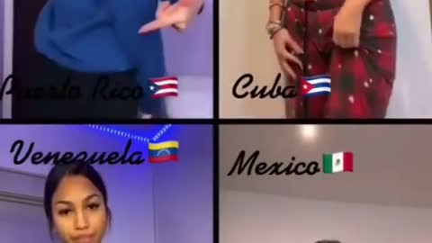 🔥 Compilation Dance Challenge by Countries Tiktok & Instagram | Competencia de Bailes Por Paises 🔥