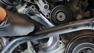 REBUILDING A WRECKED BMW 540i Water Pump Removal - Project Sugar PT6.5