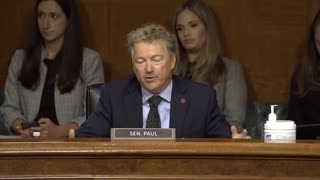 Rand Paul to Fauci: "The government recommends everybody to take a booster over age 5. Are you aware of any studies that show reduction in hospitalization or death for children who take a booster?"