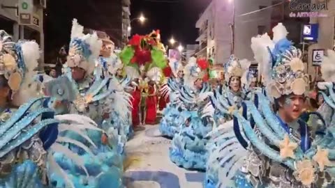Tercera noche del Carnaval de Artigas, Uruguay (12/02/2024)