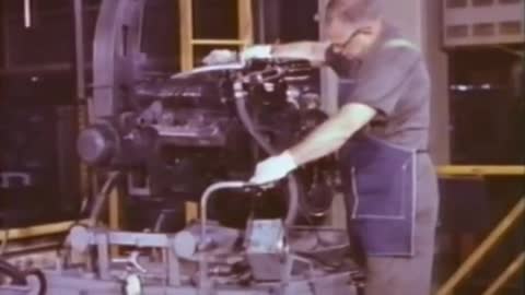 Ford Engine Manufacturing 1962 at The Rouge Plant