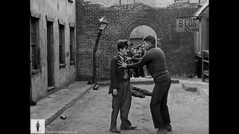 Charlie Chaplin - The Kid - Fight Scene comedy