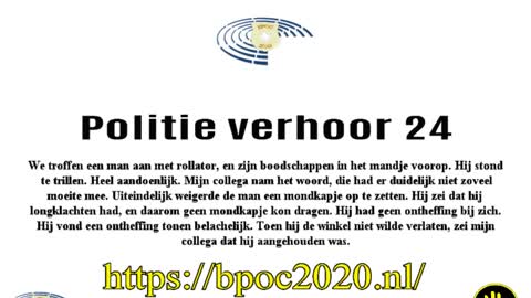 Bpoc Politie verhoor 24