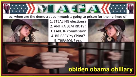 so, when are the democrat communists going to prison for their crimes