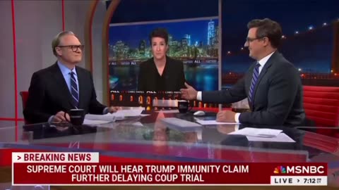 MSNBC reacts to President Trump's immunity claim and they believe Biden will win.