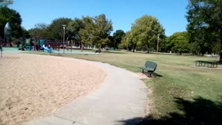 Riverside Park & Splash Pad. Downtown Wichita, Kansas