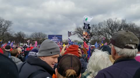 Trump Save America rally - full circle view