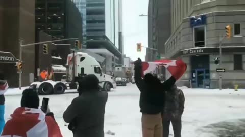 Ottawa - Trucks are leaving