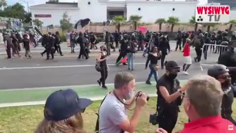 Beverly Hills. antifa do what they do best. Move and destroy.