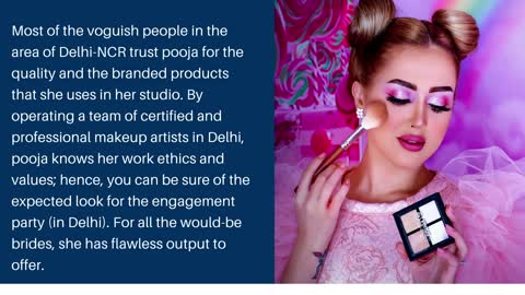 Engagement Makeup Artist in Delhi