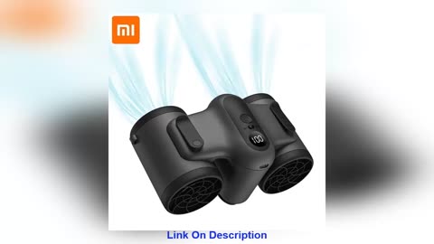 Top New Xiaomi Portable Hanging waist Fan With 10000mAh R