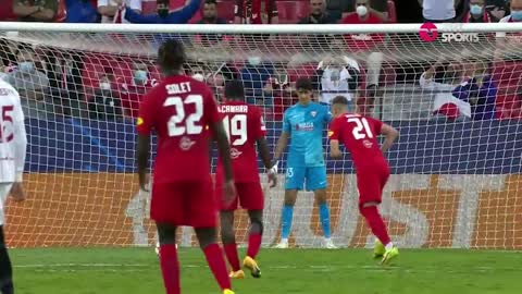 BIZARRE! PENALTY RECORD IN A CHAMPIONS LEAGUE MATCH - SEVILLA X RB SALZBURG