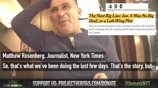 NYT Reporter: Jan 6 Media ‘Overreaction,’ FBI Involved; Traumatized Colleagues are "Fu*king Bit*hes"