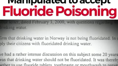 How The MASSES Were Manipulated To Accept Fluoride Poisoning