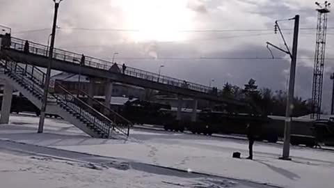 Train with Far East units in Bryansk Jan 16
