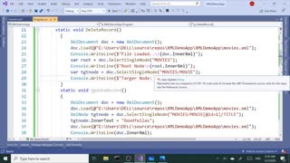 C# Deleting Data From XML File | Part 4