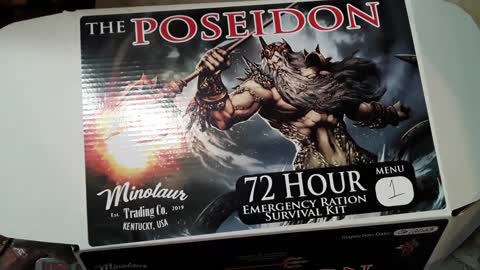 Unboxing the 72 hour ration The Poseidon