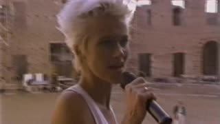 Roxette - Silver Blue = Rare Video Clip On Tour 1989