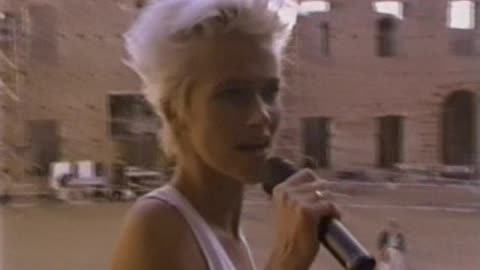 Roxette - Silver Blue = Rare Video Clip On Tour 1989