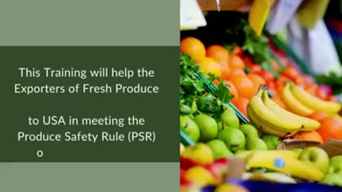 Produce safety alliance growers training course
