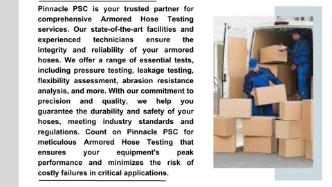 Trustworthy Armored Hose Testing Solutions