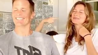 Vídeo: Gisele Bündchen e Tom Brady aderem a desafio no TikTok