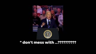 WHAT IS JOE BIDEN TRYING TO SAY???