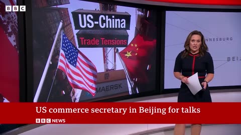 US and China meet to 'thaw out' trade tensions - BBC News
