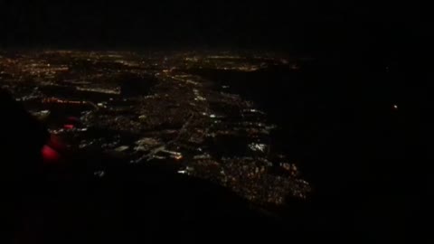 Night flight over Florida