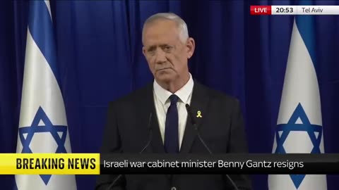 Israeli war cabinet member Benny Gantz quits over lack of post-war Gaza plan Sky News