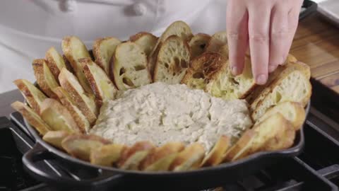 Baked Crab Dip with Crostini, by America's Test Kitchen
