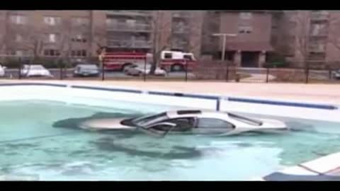 The Time a Car crashed into a Pool