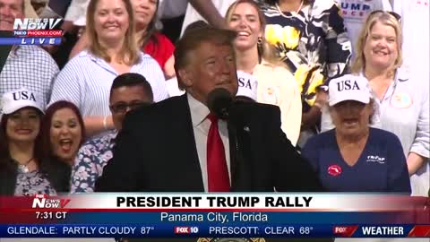 Trump rally in Panama City Beach, Florida 2019