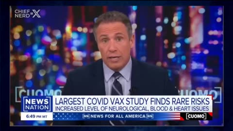 wow Chris Cuomo singing a different tune after latest covid vaccine data side affects