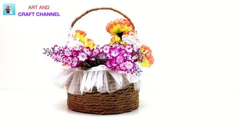 You can make some small baskets at home