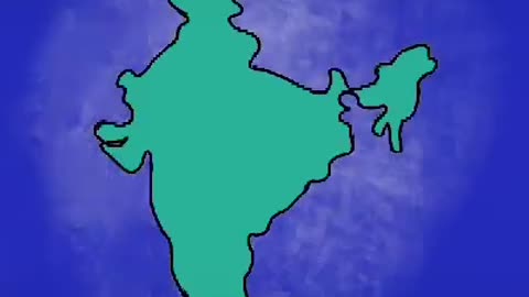 Timelapse video of India map using procreate | Anyone can draw