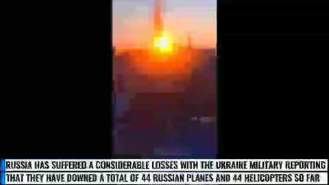 Another Russian Jet shot down by Ukraine Army Surface to Air Missile over Kharkiv, Ukraine