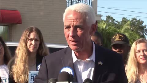 Florida Democrat Charlie Crist Has a Blunt Message for DeSantis Supporters