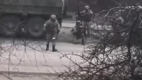Russian troops in Keiv Ukraine