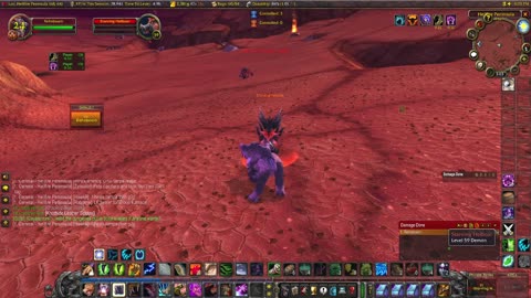 WoW Burning Crusade Druid running solo in the new world
