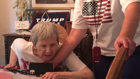 Joanne's Surprise on Trump's Birthday!