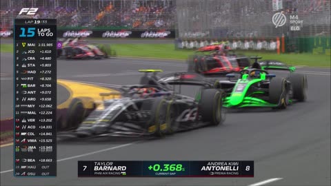 F2 - 2024.03.24. Ausztrál Nagydíj, Melbourne - 2. futam (M4 Sport)